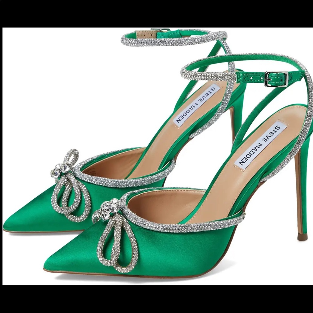 Steve Madden Green Heels